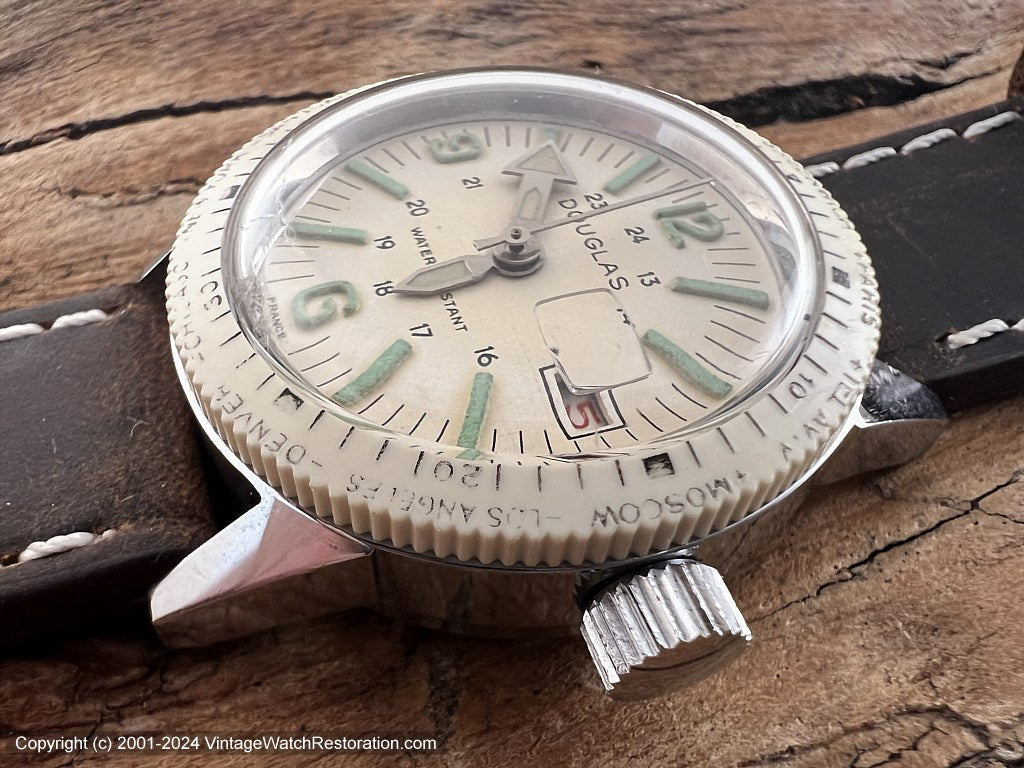 Douglas Wolbrook Wolbrook Skindiver Worldtimer Douglas 'Skindiver