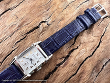 Load image into Gallery viewer, Bulova "Jobber" Rectangular Deco Case, Manual, 22x39mm