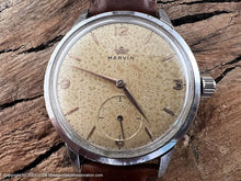 Load image into Gallery viewer, Marvin with Mustard Yellow "Aged Leather" Dial Patina, Manual, 37.5mm