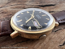 Load image into Gallery viewer, Gruen Precision Perfect Black Dial with Silver Outer Ring, Day/Date, Automatic, 34.5mm