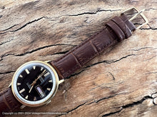 Load image into Gallery viewer, Gruen Precision Perfect Black Dial with Silver Outer Ring, Day/Date, Automatic, 34.5mm