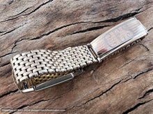 Load image into Gallery viewer, Lord Elgin Original Golden Deco Dial with Original Gold Mesh Bracelet, Manual, 21x37mm