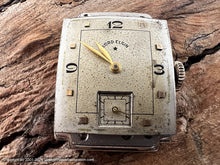 Load image into Gallery viewer, Lord Elgin Original Golden Deco Dial with Original Gold Mesh Bracelet, Manual, 21x37mm