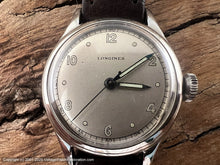 Load image into Gallery viewer, Longines Military with Perfect Champagne Dial, Green Lume, Manual, 33.5mm