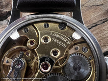 Load image into Gallery viewer, Longines Military with Perfect Champagne Dial, Green Lume, Manual, 33.5mm