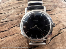 Load image into Gallery viewer, Elgin 'Buccaneer' Black Dial NOS with Original Box, Manual, 32mm