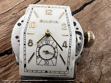 Load image into Gallery viewer, Bulova 1937 'American Clipper' Stepped Case with Lovely Bracelet, Manual, 26x36.5mm