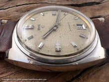 Load image into Gallery viewer, Elgin Gold Patina Dial with Date in Square Tonneau Case , Automatic, Large 35x40mm