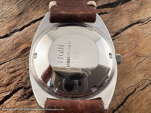 Load image into Gallery viewer, Elgin Gold Patina Dial with Date in Square Tonneau Case , Automatic, Large 35x40mm