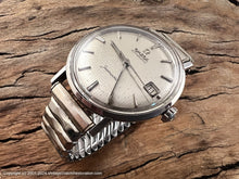 Load image into Gallery viewer, Omega Seamaster Textured Dial Date, Crisp Seamaster Logo on Case Back, Automatic, Large 34.5mm