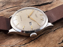 Load image into Gallery viewer, Universal 'Monodate' Original Cream Dial, Manual, Very Large 35mm