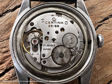 Load image into Gallery viewer, Certina Fluted Bezel and 'Tortoise' Logo, Manual, Very Large 36mm