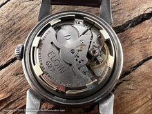 Load image into Gallery viewer, Elgin Military Style 'Datemaster' with Superlative Patina Dial, Automatic, Large 34mm