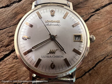 Load image into Gallery viewer, Longines 'Ultra-Chron' with Perfect Silver Dial, Date, Automatic, Large 35mm