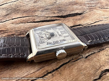 Load image into Gallery viewer, Gruen Original Silver Dial with Large Numbers in Square Case, Manual, 26x33.5mm