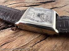 Load image into Gallery viewer, Gruen Original Silver Dial with Large Numbers in Square Case, Manual, 26x33.5mm