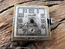 Load image into Gallery viewer, Gruen Original Silver Dial with Large Numbers in Square Case, Manual, 26x33.5mm