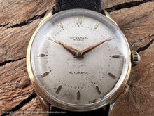 Load image into Gallery viewer, Universal Geneve Creamy Original Classic Dial with 14K Gold Cap on Bezel, Automatic, 33mm