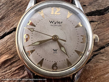 Load image into Gallery viewer, Wyler Cream Pie Pan Dial with Green Lumed Hands, Automatic, 32mm