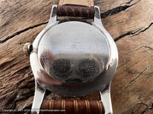 Load image into Gallery viewer, Wyler Cream Pie Pan Dial with Green Lumed Hands, Automatic, 32mm
