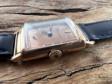 Load image into Gallery viewer, Bulova Copper Dial, Steel Blue Hands and Curved Crystal, Manual, 21.5x38.5