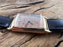 Load image into Gallery viewer, Bulova Copper Dial, Steel Blue Hands and Curved Crystal, Manual, 21.5x38.5