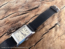 Load image into Gallery viewer, Zenith Rectangular Case Golden Two-Tone Dial, Manual, 22.5x37mm