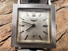 Load image into Gallery viewer, Longines 14K White Gold Square Case, Manual, 25.5x25.5mm