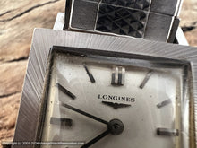 Load image into Gallery viewer, Longines 14K White Gold Square Case, Manual, 25.5x25.5mm