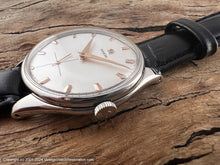 Load image into Gallery viewer, Omega Pure White Dial and Gold Markings, Manual, Huge 38.5mm