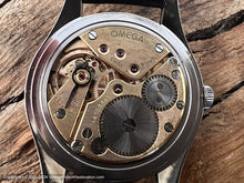 Load image into Gallery viewer, Omega Pure White Dial and Gold Markings, Manual, Huge 38.5mm