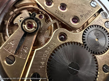 Load image into Gallery viewer, Omega Pure White Dial and Gold Markings, Manual, Huge 38.5mm