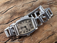 Load image into Gallery viewer, Bulova c.1932 in Tonneau Clam Case with Original Metal Bracelet, Manual, 26.5x36.5mm
