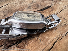 Load image into Gallery viewer, Bulova c.1932 in Tonneau Clam Case with Original Metal Bracelet, Manual, 26.5x36.5mm
