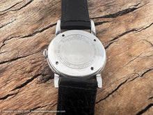 Load image into Gallery viewer, Gruen Veri-Thin Black Dial Military Style with Green Lume and Original Box, Manual, 33mm