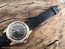 Load image into Gallery viewer, Seiko NOS Black & Tan Dial with Original Box, Manual, 35mm
