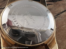 Load image into Gallery viewer, Seiko NOS Black & Tan Dial with Original Box, Manual, 35mm