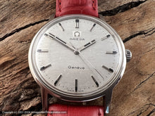 Load image into Gallery viewer, Omega Geneve Brushed Silver Dial, Cal 601, Manual, Large 35mm