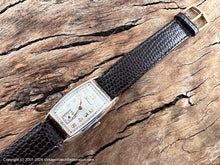 Load image into Gallery viewer, Record Pearl Dial Rectangular Curvex Case, Manual, 21.5x40mm
