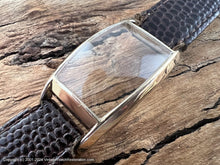 Load image into Gallery viewer, Record Pearl Dial Rectangular Curvex Case, Manual, 21.5x40mm