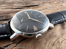 Load image into Gallery viewer, Girard-Perregaux Black Dial with "Cat Whisker" Markers, Manual, Very Large 37mm