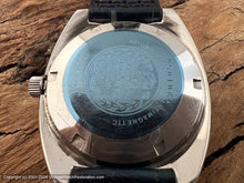 Load image into Gallery viewer, Technos Deluxe Radiant Two-Tone Cobalt Blue Dial with Date, Automatic, Very Large 37.5mm