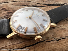 Load image into Gallery viewer, Zenith Irridescent Platinum-Gray Pie Pan Dial with Date at 4:30, Manual, 32mm