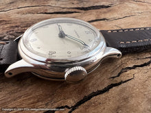 Load image into Gallery viewer, Longines Military Perfect Champagne Dial with Green Lumed Hands, Manual, 33.5mm