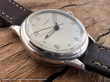 Load image into Gallery viewer, Longines Military Perfect Champagne Dial with Green Lumed Hands, Manual, 33.5mm