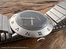 Load image into Gallery viewer, Longines Black Dial with Roman Numerals on Front Bezel, Manual, 33mm
