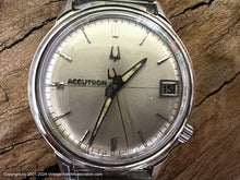 Load image into Gallery viewer, Accutron Light Bronze Dial, Date and Tuning Fork Second Hand, Electric, Large 35mm