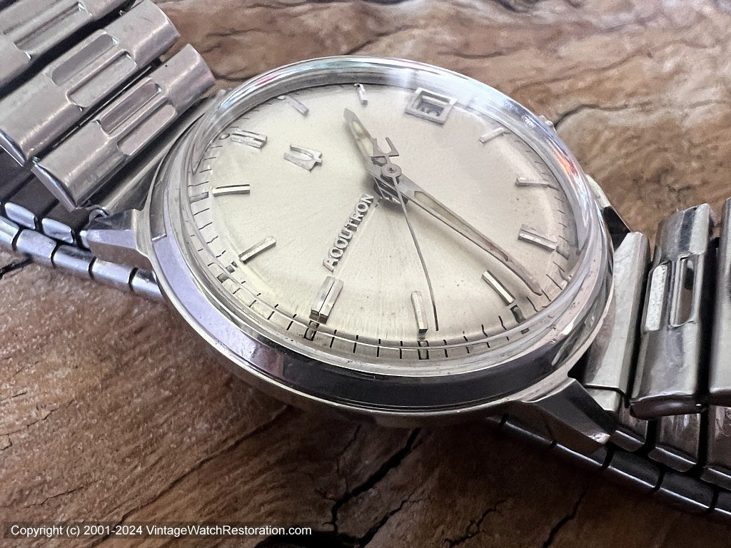 Accutron Light Bronze Dial, Date and Tuning Fork Second Hand