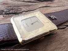 Load image into Gallery viewer, Leonard Geneve NOS 'Gold Ingot' Style Case, Quartz, 28.5x30mm