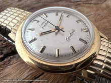 Load image into Gallery viewer, Timex 'Dynabeat' with Hefty Wide Gold Bezel, Electric, Large 37.5mm